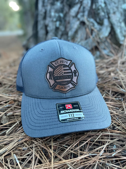 Custom Fire Retired Hat