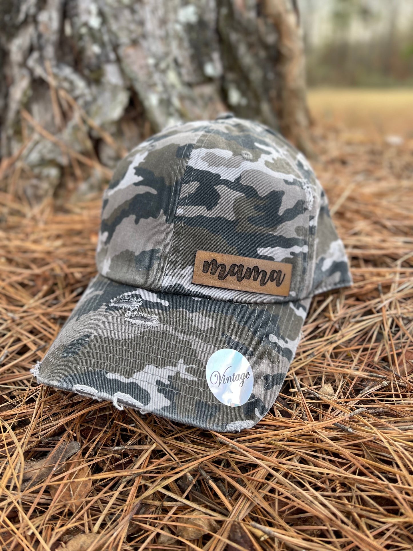 MAMA Patch Hat - Camo - Womens