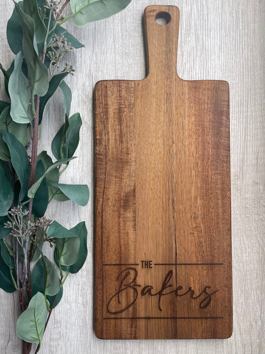 Custom Serving Board